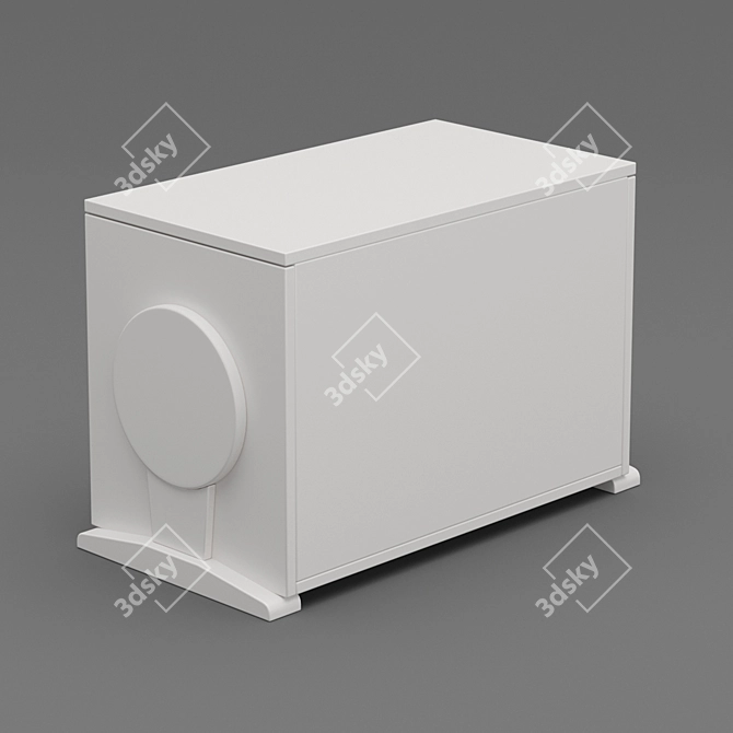 RoboCrate: Futuristic Toy Box 3D model image 7