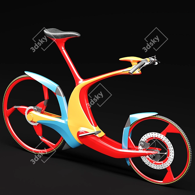 Sleek SRO Bike 3D model image 11