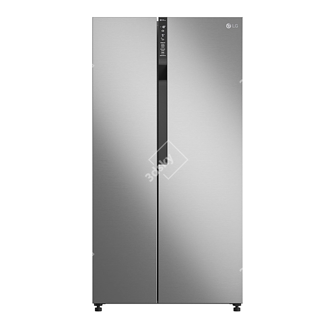 LG GC-B247JLDV Refrigerator 3D model image 1