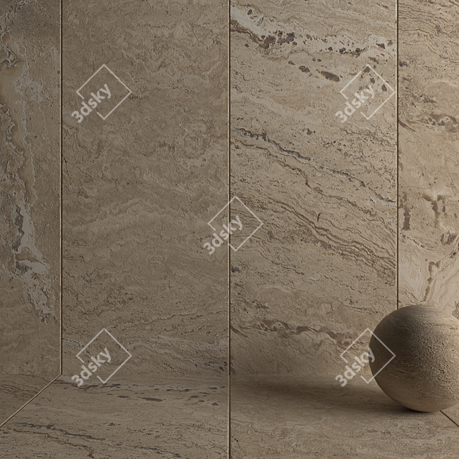 Antico Classico Stone Wall Tiles - Perfect for a Stylish Interior 3D model image 3