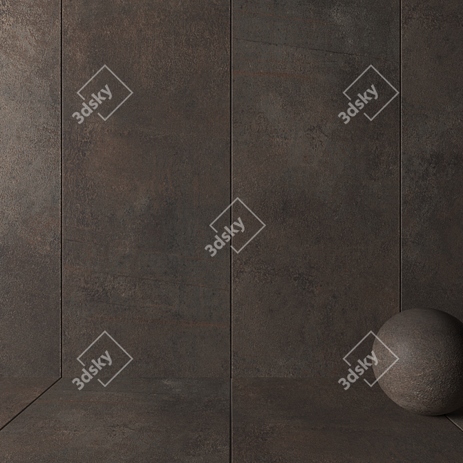 ETNA Oxide Stone Wall Tiles - Multi-Texture, HD Textures 3D model image 2