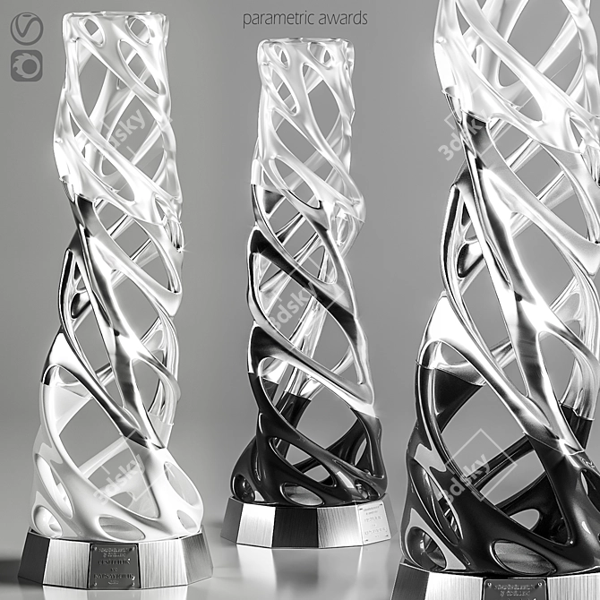 Modern Decorative Set for High-quality Rendering 3D model image 1