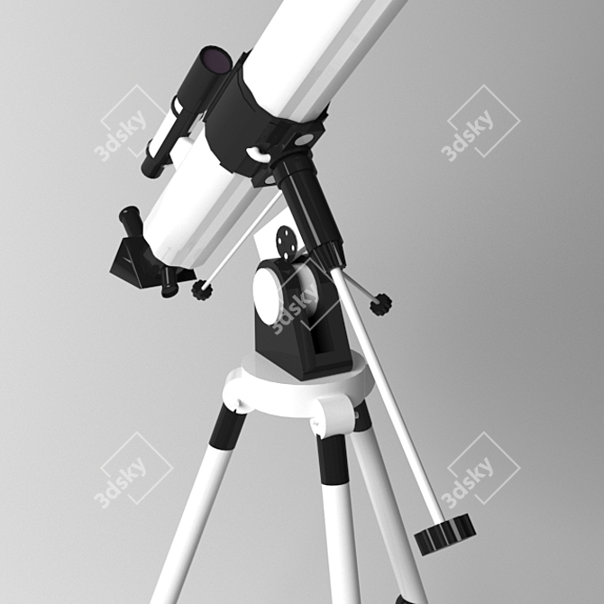 Stellar View Telescope 3D model image 4