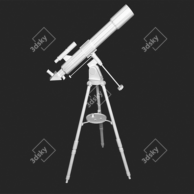 Stellar View Telescope 3D model image 5