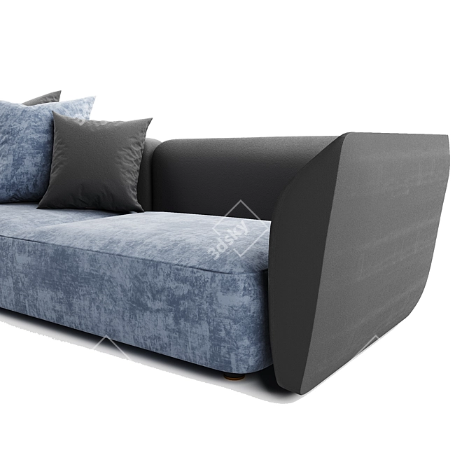 Luxury Fendi Ceasar Sofa 3D model image 4