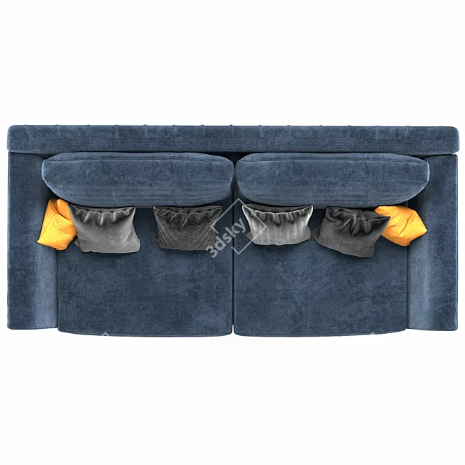 Vol Sofa: Stylish and Comfortable 3D model image 2