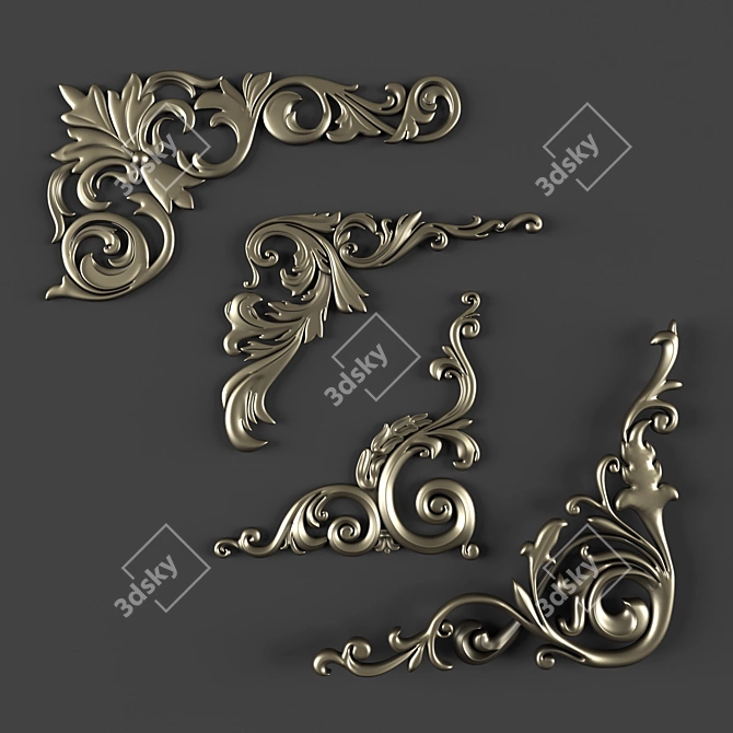 Modern Decor Set: 3D Models 3D model image 2