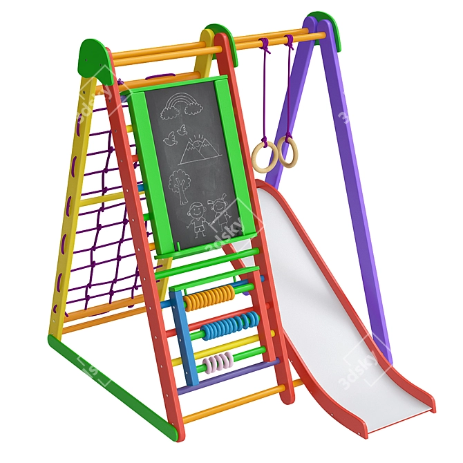 Kids' Sports Corner - All-in-One Play Set 3D model image 1