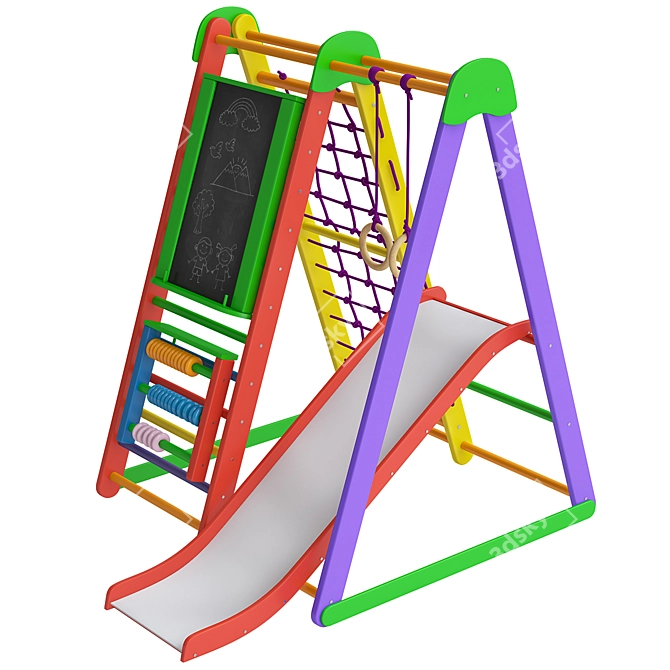 Kids' Sports Corner - All-in-One Play Set 3D model image 3