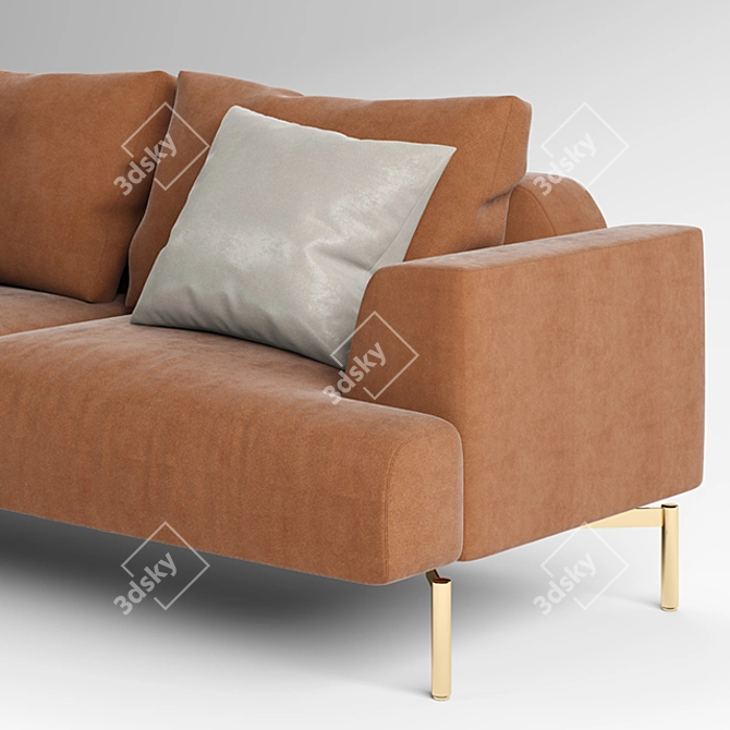 Modern Tais Sofa: Timeless Elegance 3D model image 2