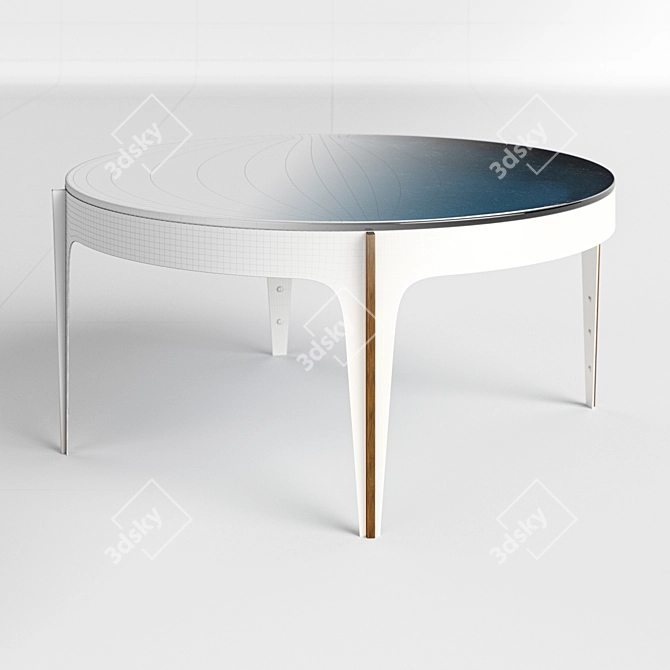 Artistic Elegance: Fontana Arte Coffee Table 3D model image 2