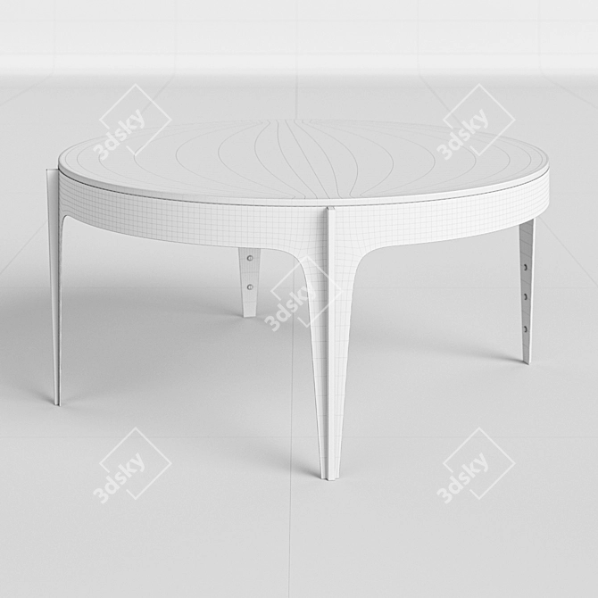 Artistic Elegance: Fontana Arte Coffee Table 3D model image 4