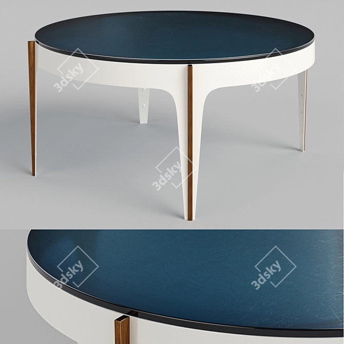 Artistic Elegance: Fontana Arte Coffee Table 3D model image 6