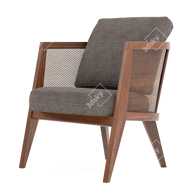 Luxury Harvey Probbers Lounge Chair 3D model image 1