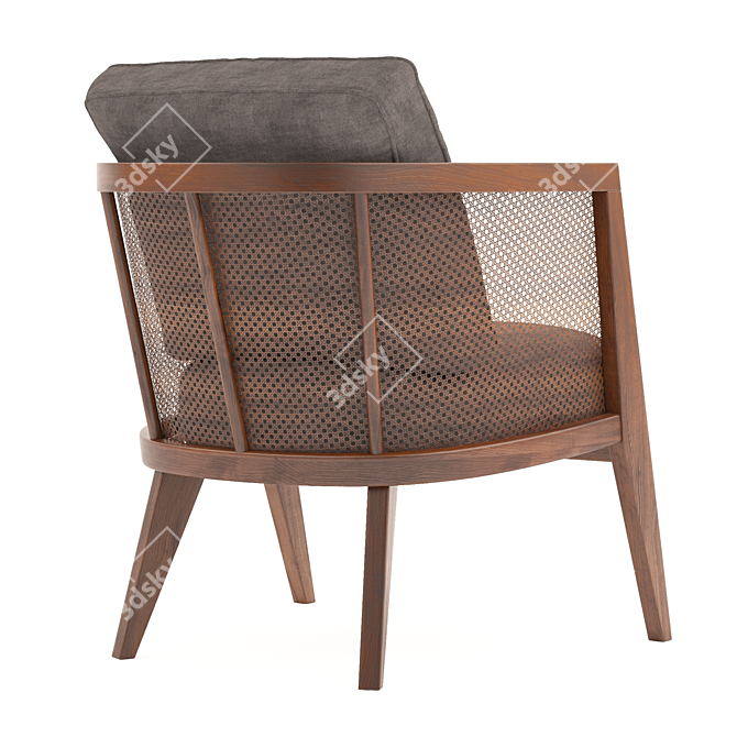 Luxury Harvey Probbers Lounge Chair 3D model image 3