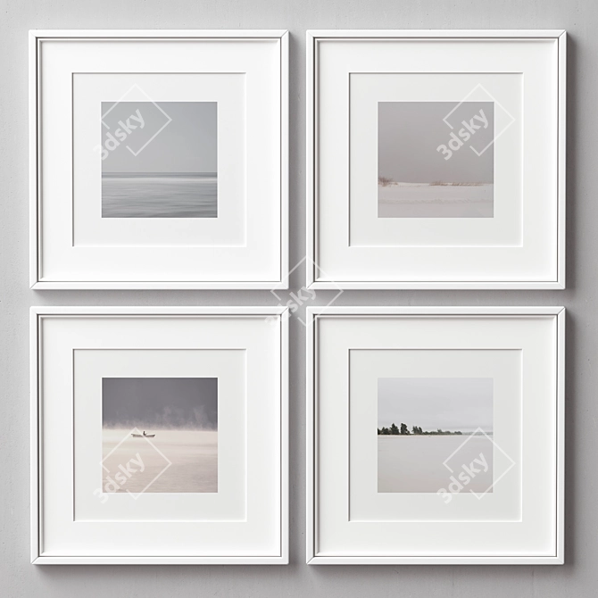 Versatile Set of Picture Frames - 162 3D model image 1