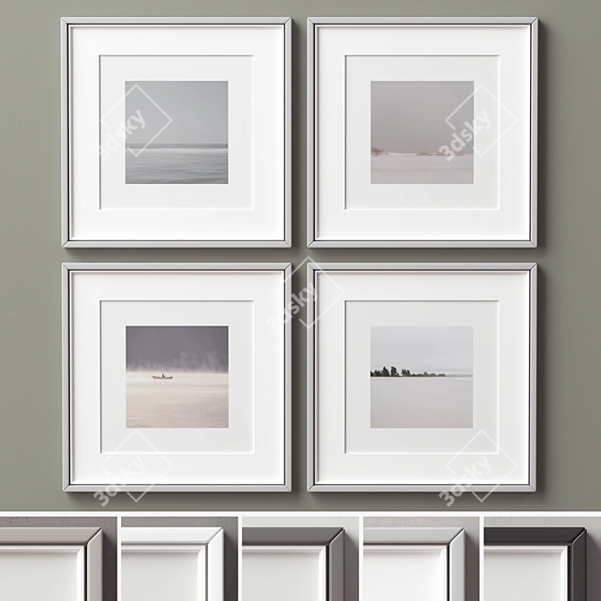 Versatile Set of Picture Frames - 162 3D model image 2