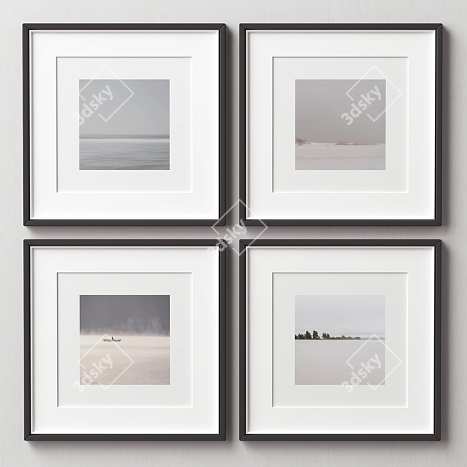 Versatile Set of Picture Frames - 162 3D model image 4