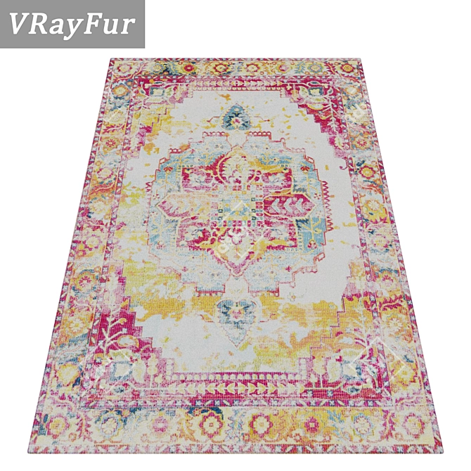 Title: Versatile Carpet Collection 3D model image 2