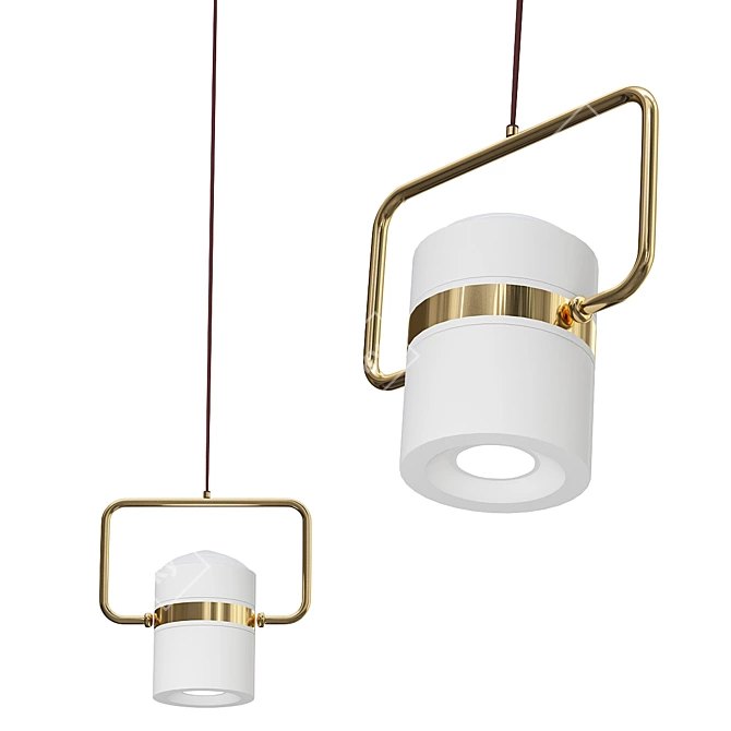 Sleek Elegance: ANTRULIA Pendant Light 3D model image 1