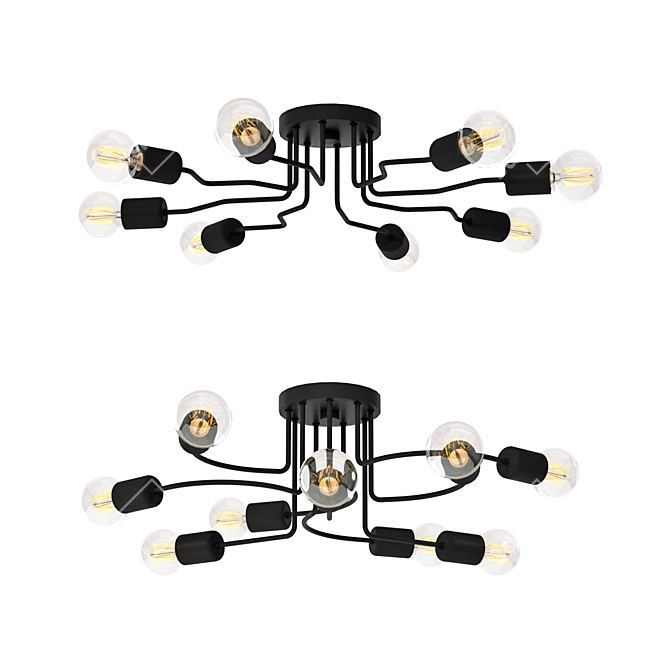 EGLO ORAZIO Pendant Light Set 3D model image 2