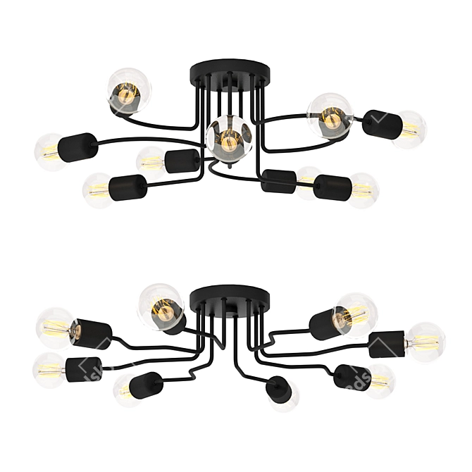 EGLO ORAZIO Pendant Light Set 3D model image 6