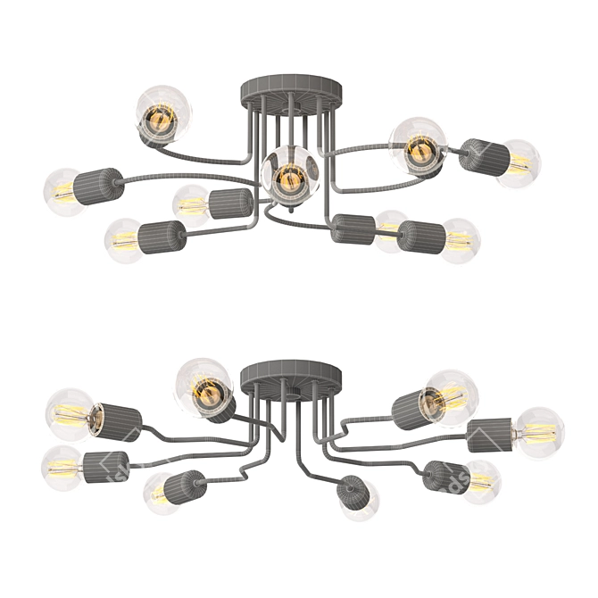 EGLO ORAZIO Pendant Light Set 3D model image 8