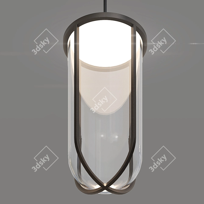 Luminous Glass Lanterns of Starck 3D model image 3