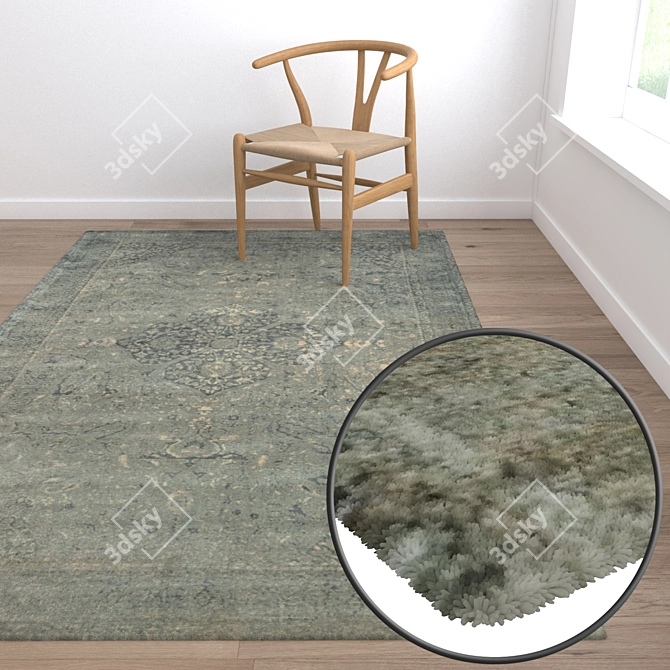 Premium Carpet Set for Stunning Renders 3D model image 5
