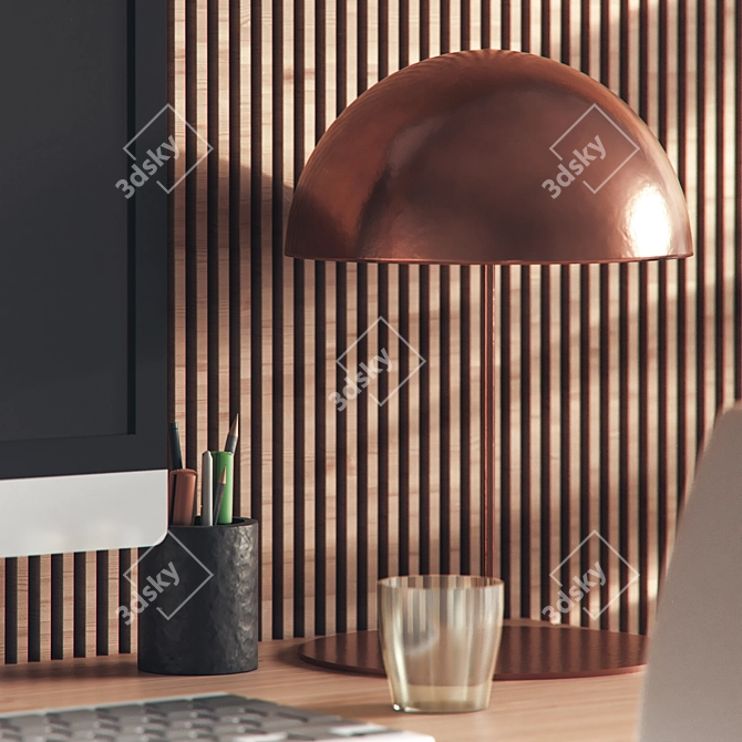 Modern Office Furniture Set 3D model image 10