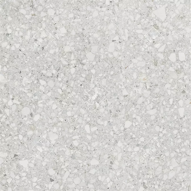 Terrazzo White Stone Wall Tiles 3D model image 5