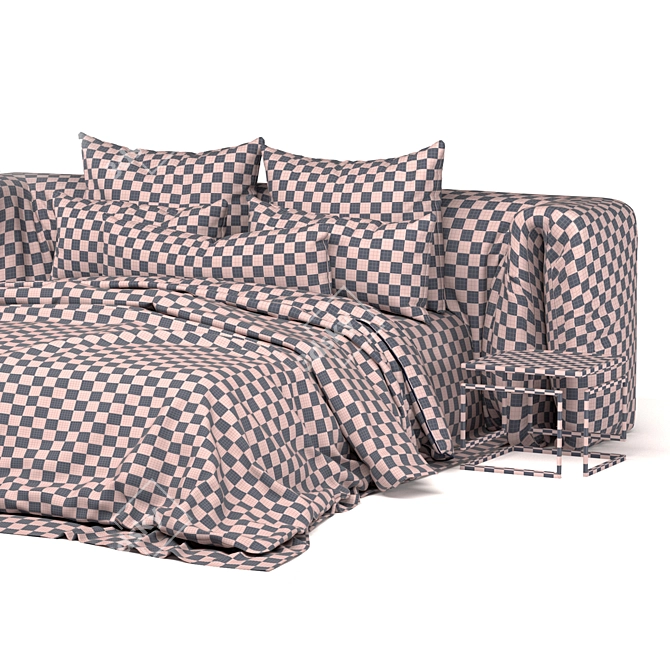 Italian Modern RH Corner Sofa 3D model image 3