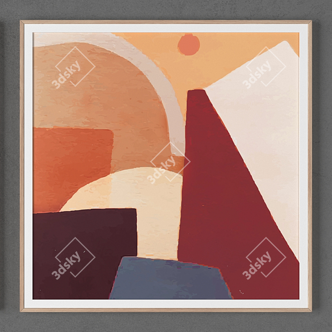 Artistic Frames Set 3D model image 3