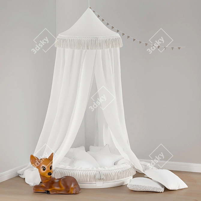 Boho Junior Nest and Toys Set 3D model image 2