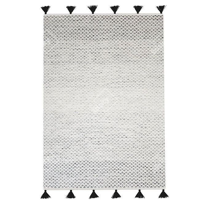 Modern Geometric Area Rug 3D model image 2