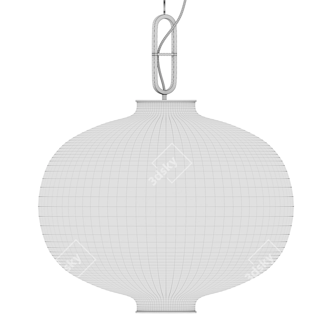 Elegant Parachila Pendant by Neri & Hu 3D model image 2