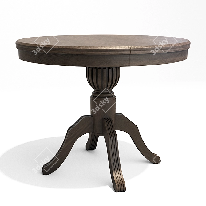 Daniela Dining Set: Elegant and Versatile. 3D model image 2