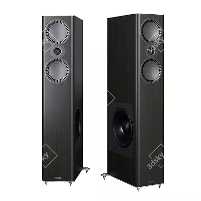 Mission QX-5 Floorstanding Acoustic System 3D model image 1