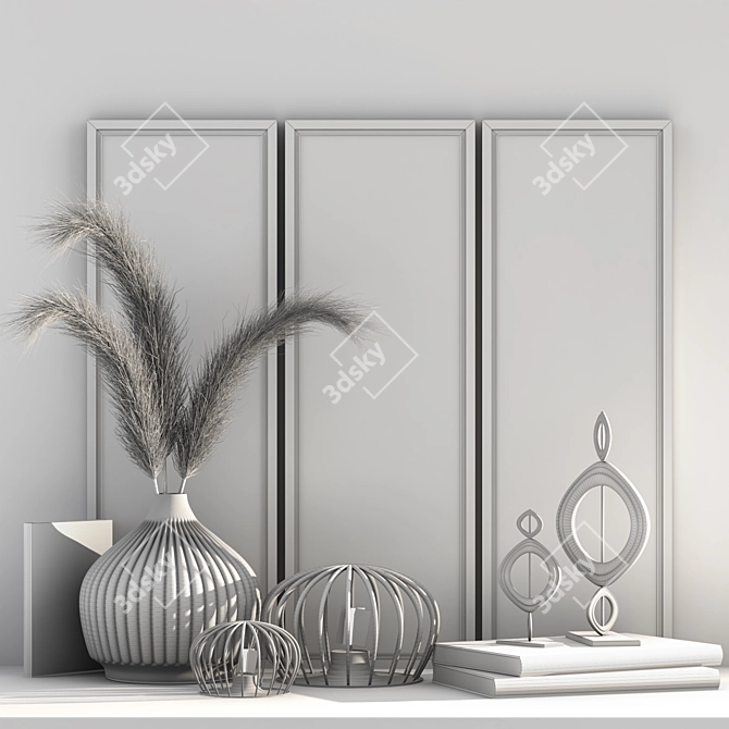 Elegant Decor Set - 2015 Vintage 3D model image 5