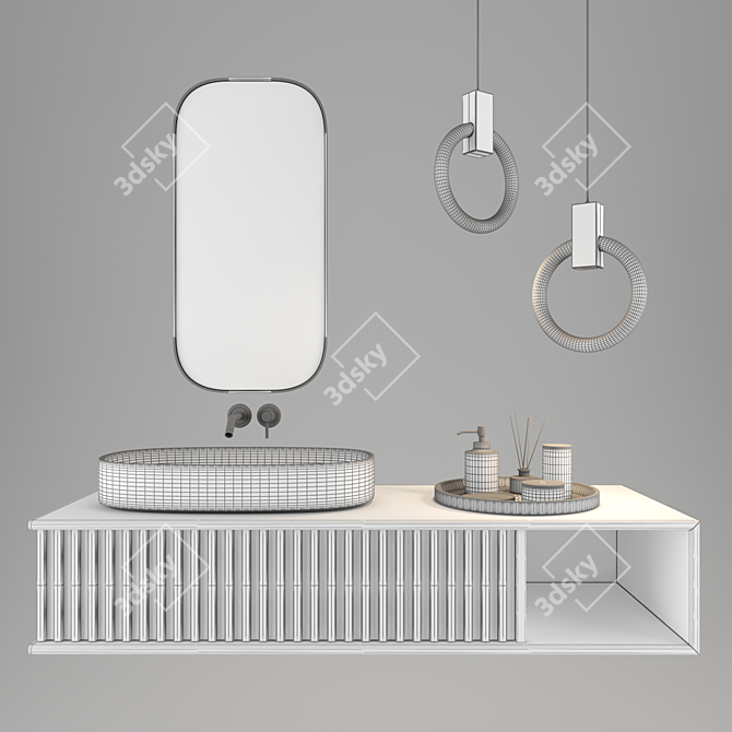 Stylish Bathroom Furniture | 006 3D model image 4