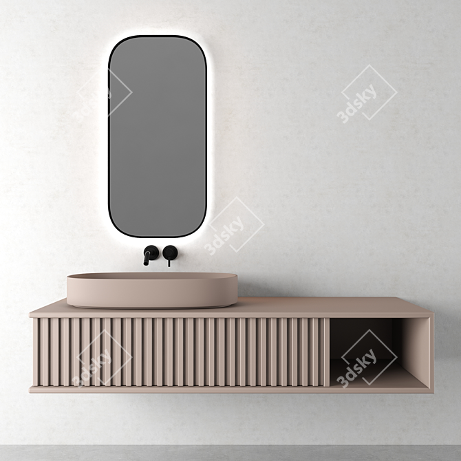 Stylish Bathroom Furniture | 006 3D model image 5