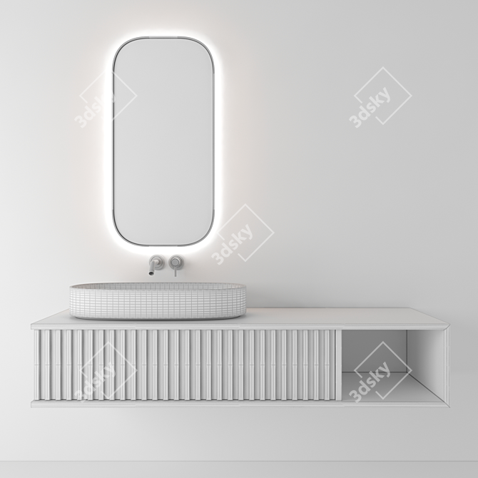 Stylish Bathroom Furniture | 006 3D model image 6