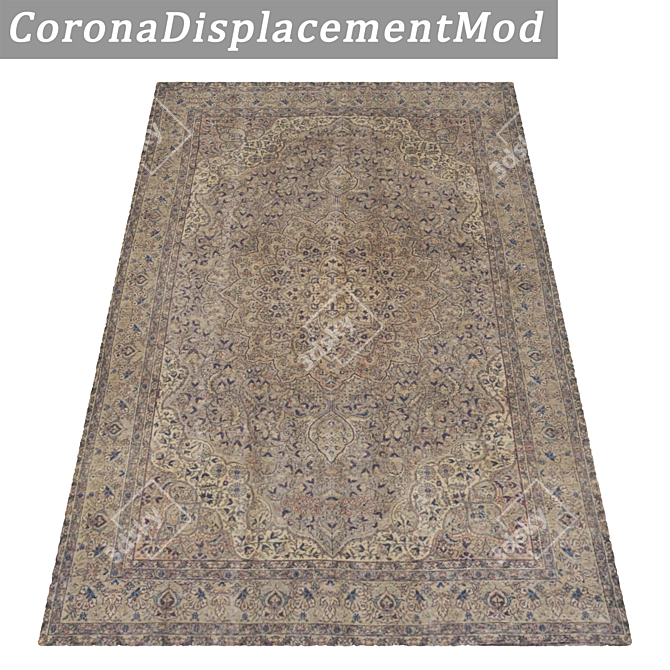 Versatile Carpets Set for High-Quality Renders 3D model image 4