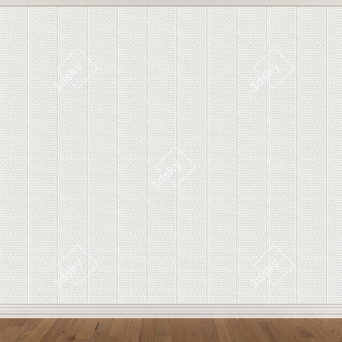 Seamless Wallpaper Set 887 (3 Colors) 3D model image 2