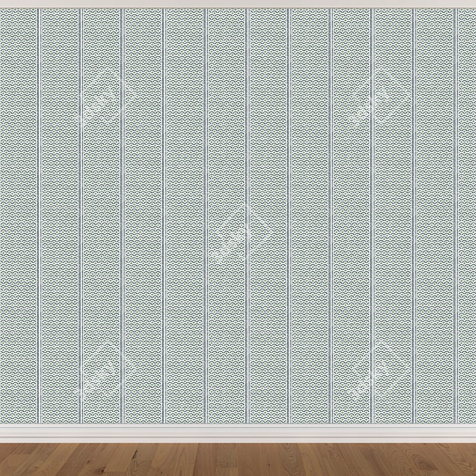 Seamless Wallpaper Set 887 (3 Colors) 3D model image 3