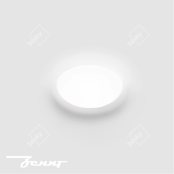 Rounde R25: Sleek Inset Light 3D model image 2