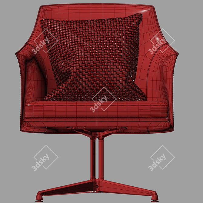 Modern Ergonomic Chair 3D model image 4