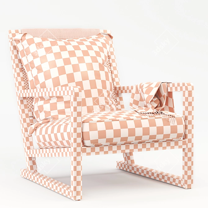 Stylish Clio Armchair by B&B Italia 3D model image 5