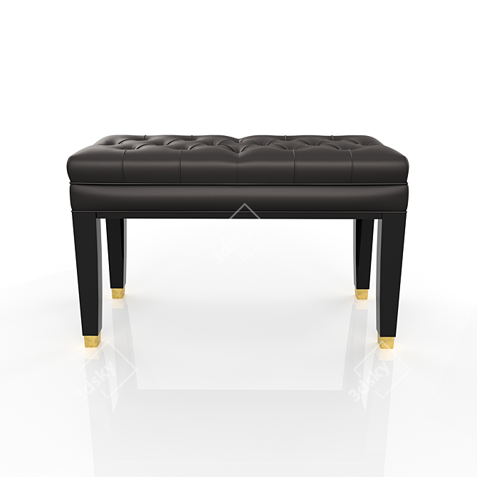 Elegant Piano Seat: Timeless Classic 3D model image 3