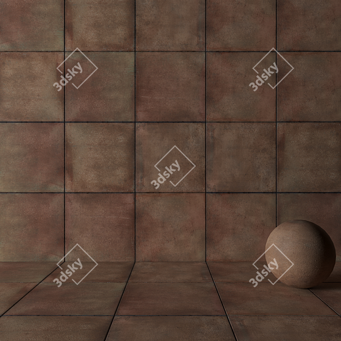 Casa Mila Cotto Stone Wall Tiles 3D model image 3